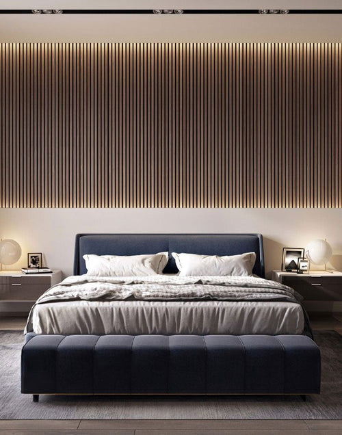 Premium Walnut Slat Wall Panels