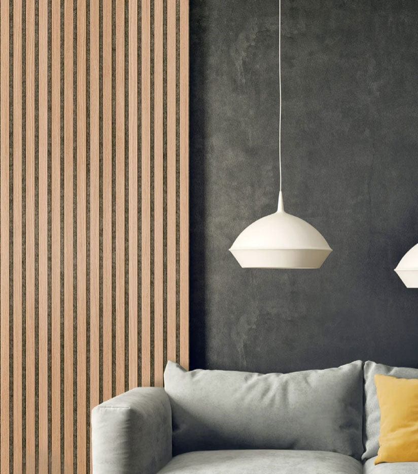Premium Light Oak Slat Wall Panels