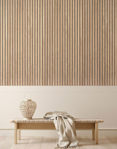 Premium Light Oak Slat Wall Panels