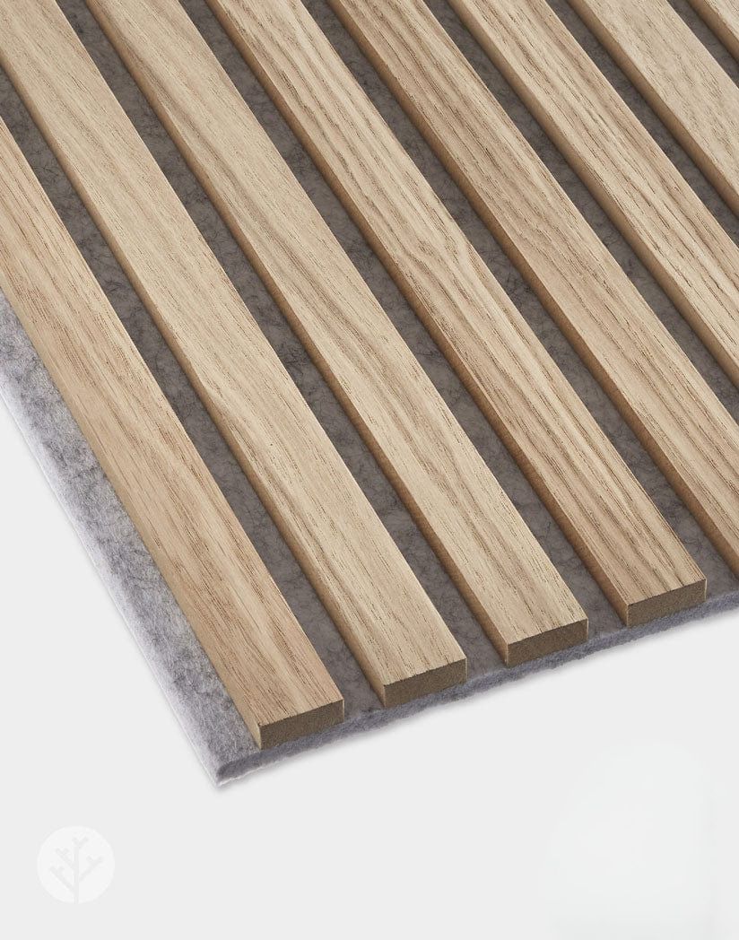 Premium Light Oak Slat Wall Panels
