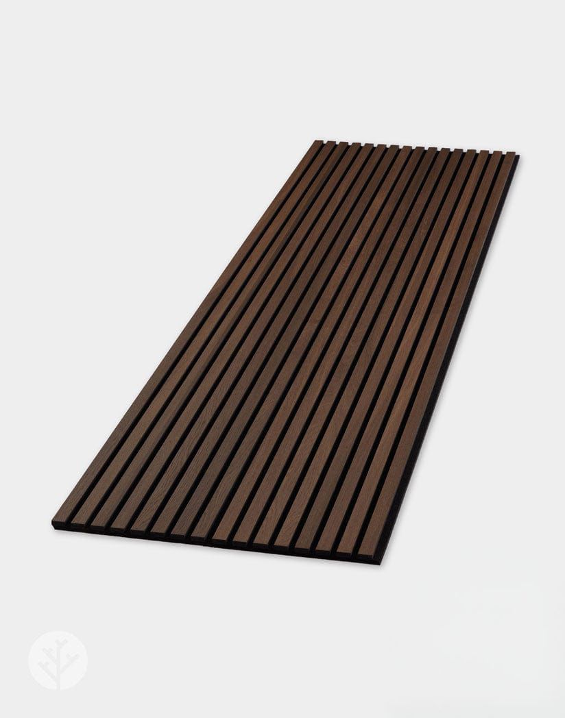 Premium Smoked Oak Slat Wall Panels