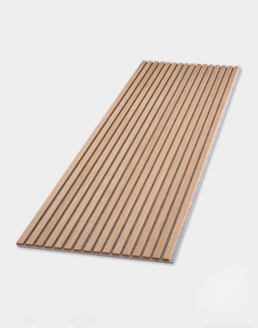 Premium Light Oak Slat Wall Panels