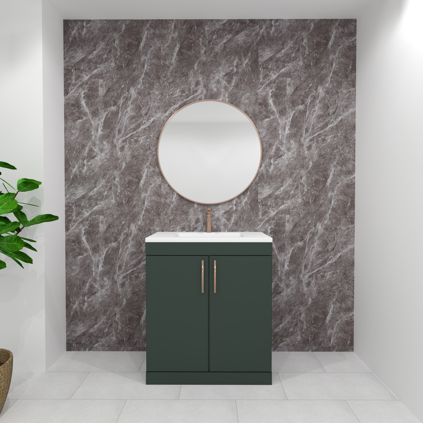Premium Pietra Marble Gloss Aqua Wall Panel – 1M x 2.4M