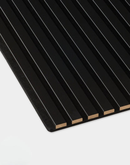 Premium Black Slat Wall Panels