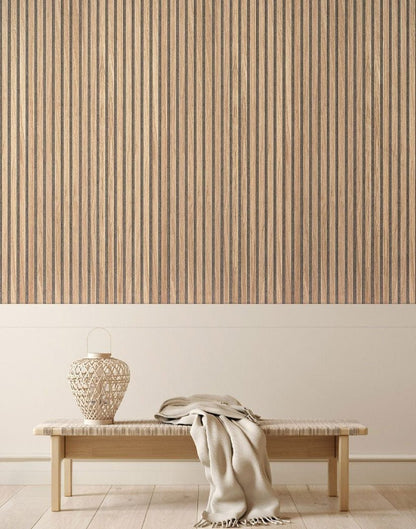 Premium Light Oak Slat Wall Panels