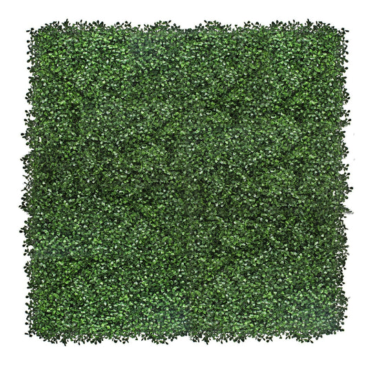 Artificial Living Wall Panel Hedge Mat Green  1m x 1m