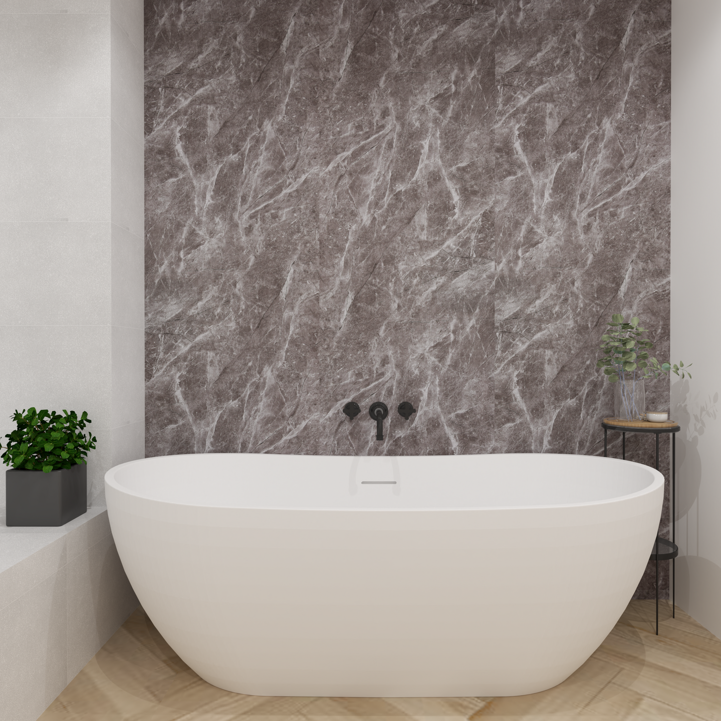 Premium Pietra Marble Gloss Aqua Wall Panel – 1M x 2.4M