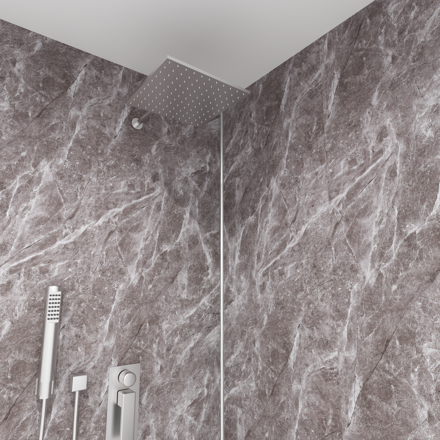 Premium Pietra Marble Gloss Aqua Wall Panel – 1M x 2.4M